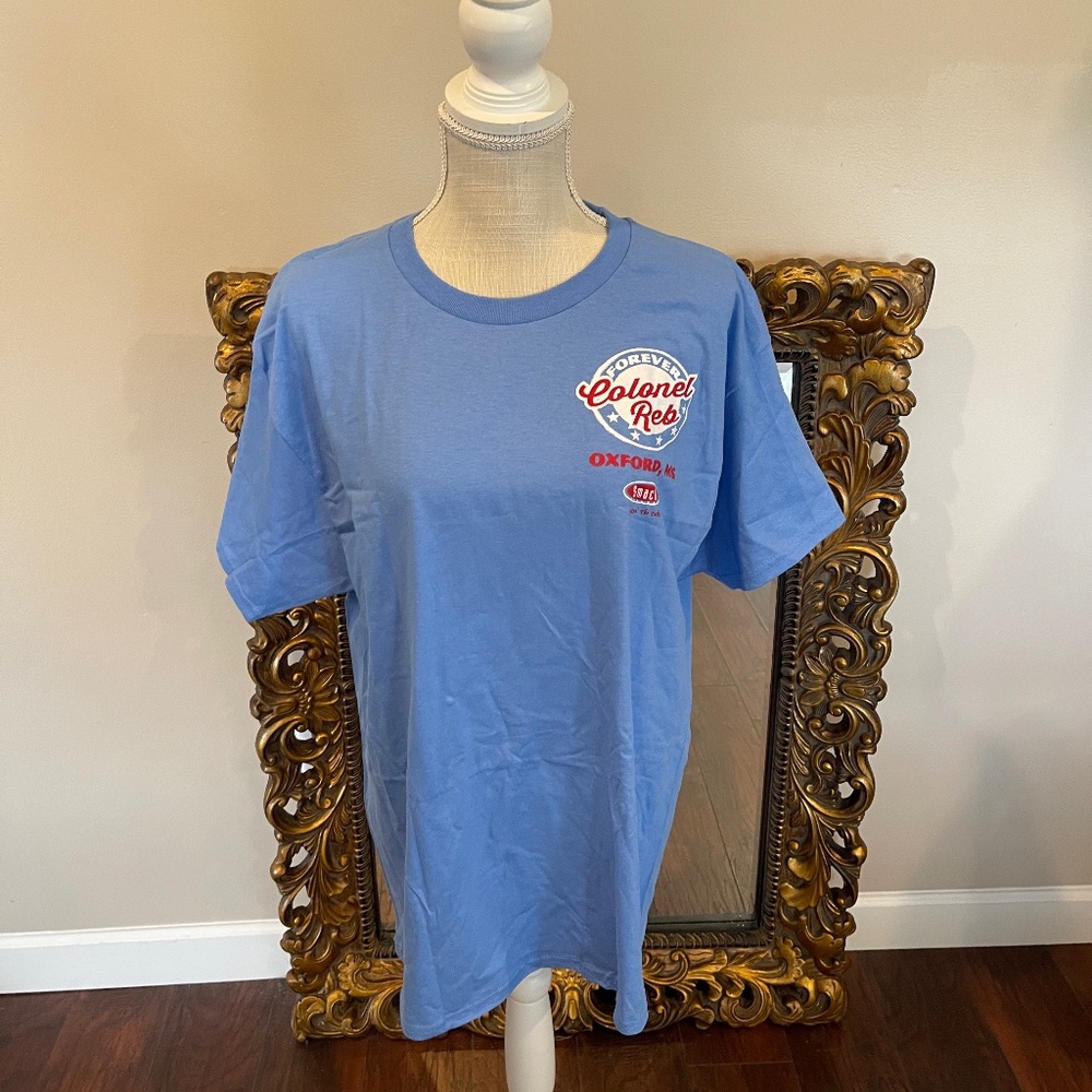 Hanes Blue T-Shirt Men Size L